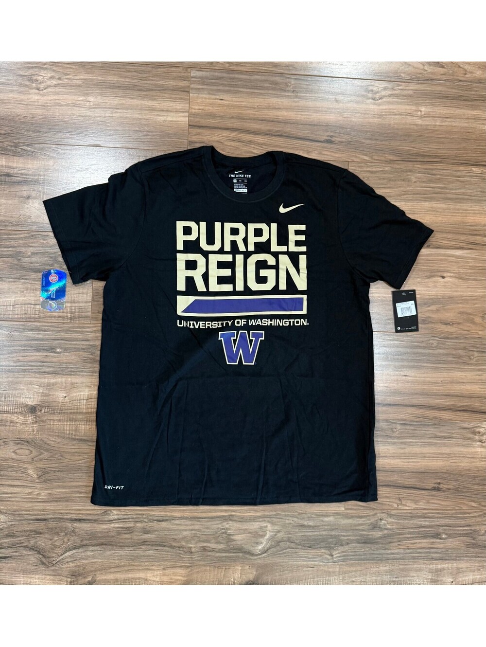 Nike University of Washington Huskies Purple Reign Men's Dri-FIT Cotton Tee